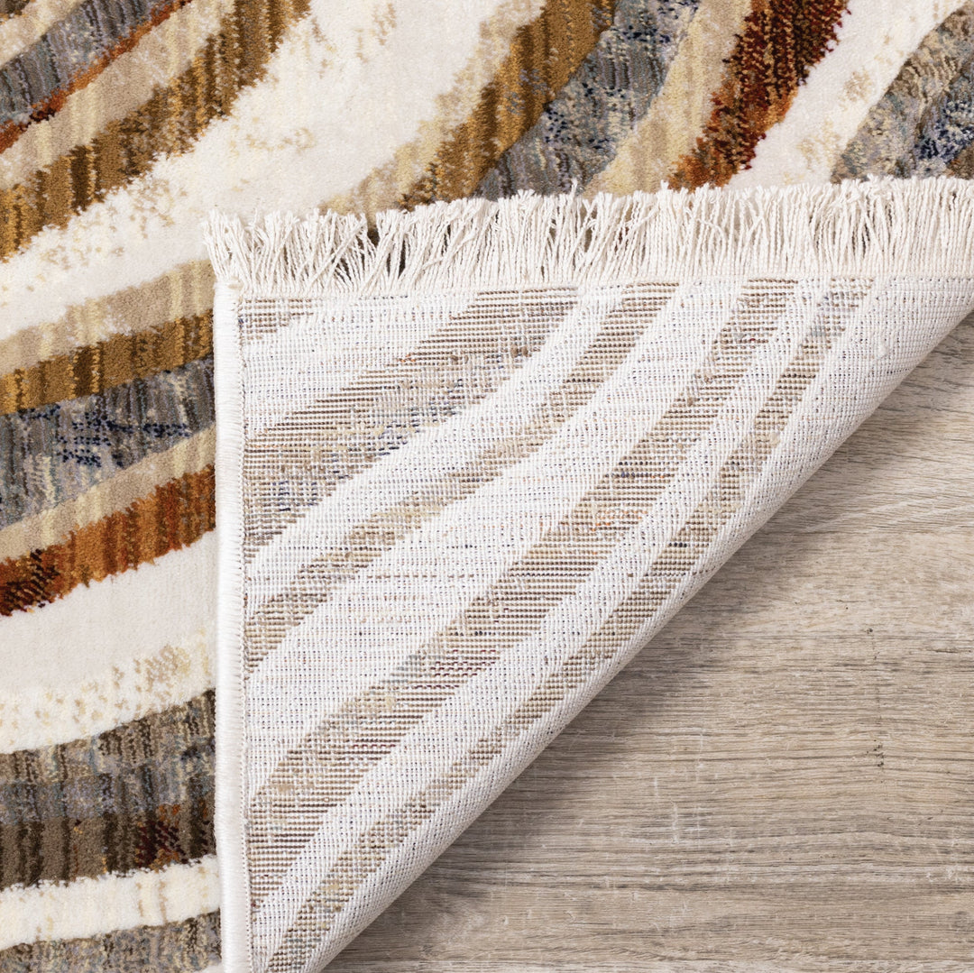Samira Curvy Waves Rug by Kalora Interiors | Cheap Rugs Canada