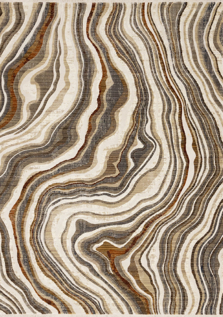 Samira Curvy Waves Rug by Kalora Interiors | Cheap Rugs Canada