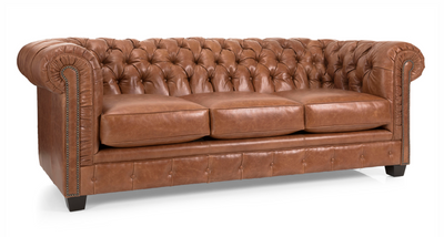 3230 Three Seat Leather Sofa by Decor-Rest - Devos Furniture Inc.