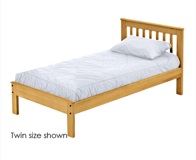 Mission Bed, Queen, 36" Headboard and 17" Footboard, By Crate Designs. 4967 - Devos Furniture Inc.