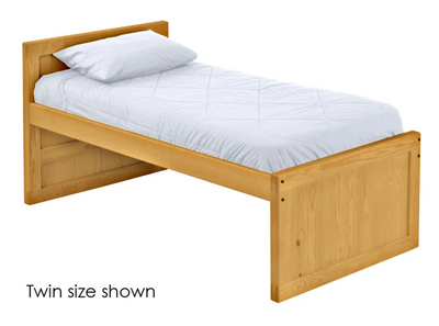Captain's Bed, King, 39" Headboard and 26" Footboard By Crate Designs. 4611 - Devos Furniture Inc.