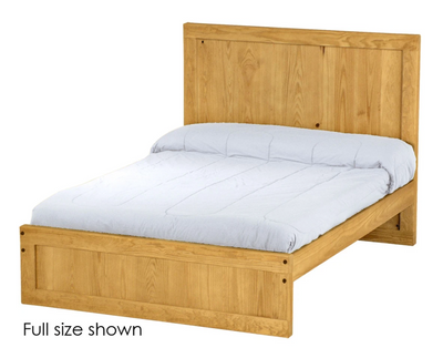 Panel Bed, Twin, 48" Headboard and 16" Footboard, By Crate Designs. 4386 - Devos Furniture Inc.
