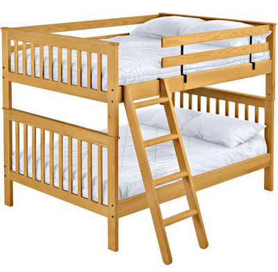 Mission Bunk Bed, Queen Over Queen, By Crate Designs. 4708, 4708T - Devos Furniture Inc.
