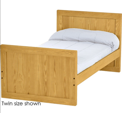 Panel Bed, 37" Headboard and 29" Footboard, King, By Crate Designs. 4679 - Devos Furniture Inc.