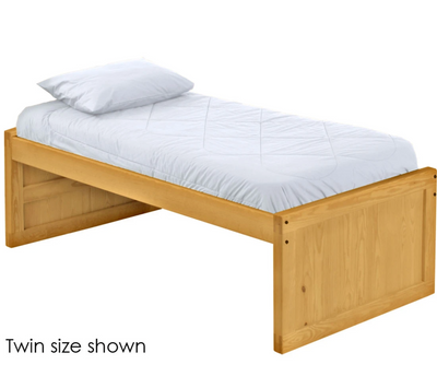 Captain's Bed, Low Profile, King, 26" Headboard and Footboard, By Crate Designs. 4610. - Devos Furniture Inc.