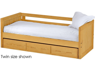 Panel Day Bed with Drawers, Full, By Crate Designs. 4417 - Devos Furniture Inc.