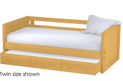 Panel Day Bed with Trundle, Full, By Crate Designs. 4417 - Devos Furniture Inc.