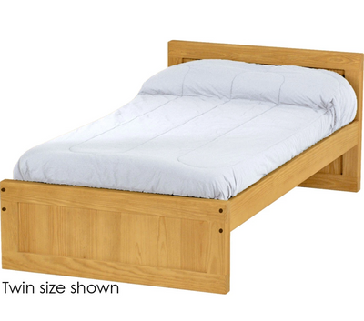 Panel Bed, Full, 29" Headboard and 16" Footboard, By Crate Designs. 4496 - Devos Furniture Inc.