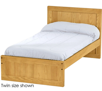Panel Bed, Queen, 37" Headboard and 16" Footboard, By Crate Designs. 4576 - Devos Furniture Inc.