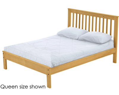 Mission Bed, Full, 44" Headboard and 17" Footboard, By Crate Designs. 4847 - Devos Furniture Inc.