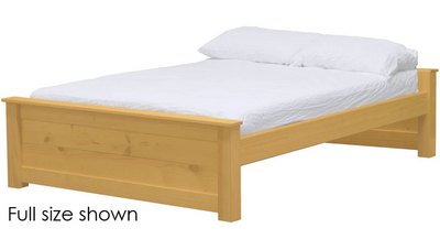 HarvestRoots Bed, Twin, 19" Headboard and Footboard, By Crate Designs. 43599 - Devos Furniture Inc.