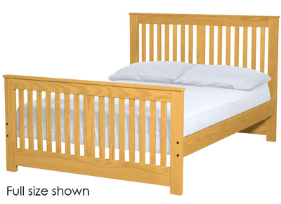 Shaker Bed, Twin, 44" Headboard and 29" Footboard, By Crate Designs. 43749 - Devos Furniture Inc.