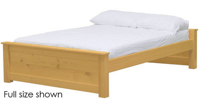 HarvestRoots Bed, Full, 19" Headboard and Footboard, By Crate Designs. 44599 - Devos Furniture Inc.