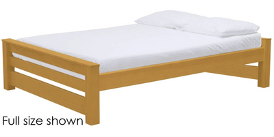 TimberFrame Low Profile Bed, Twin, By Crate Designs. 43988 - Devos Furniture Inc.