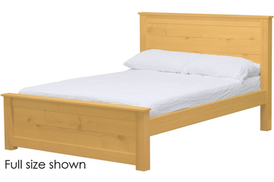 HarvestRoots Bed, Queen, 43" Headboard and 19" Footboard, By Crate Designs. 45539 - Devos Furniture Inc.
