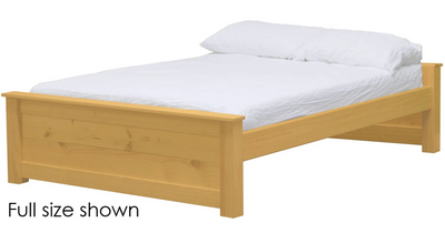 HarvestRoots Bed, Queen, 19" Headboard and Footboard, By Crate Designs. 45599 - Devos Furniture Inc.