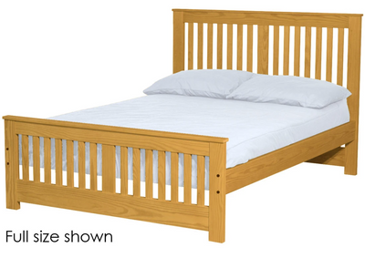 Shaker Bed, Queen, 44" Headboard and 22" Footboard, By Crate Designs. 45742 - Devos Furniture Inc.