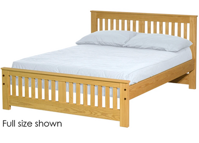 Shaker Bed, Queen, 36" Headboard and 18" Footboard, By Crate Designs. 45768 - Devos Furniture Inc.