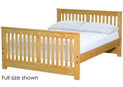 Shaker Bed, Queen, 36" Headboard and 29" Footboard, By Crate Designs. 45769 - Devos Furniture Inc.
