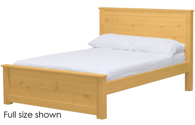 HarvestRoots Bed, King, 43" Headboard and 19" Footboard, By Crate Designs. 46539 - Devos Furniture Inc.