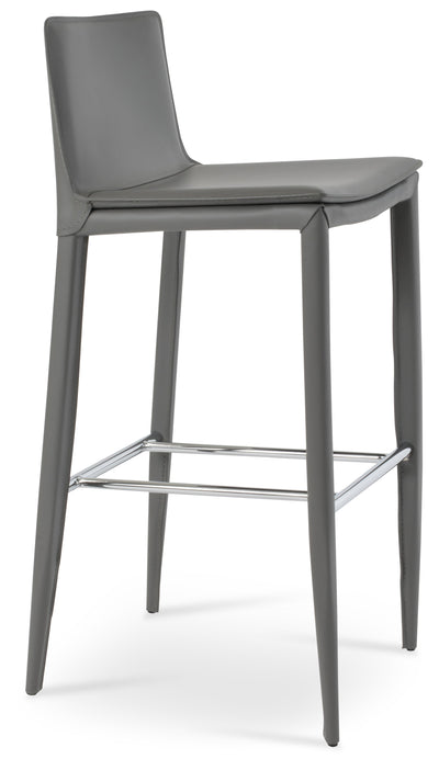 Tiffany - Grey Bonded Leather Seat and Grey Steel Tube Base by BNT sohoConcept - Devos Furniture Inc.