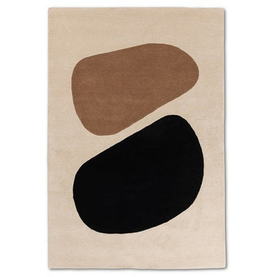 Abstract Hand Tufted Wool Area Rug by Viana - Devos Furniture Inc.