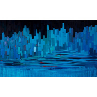 MIDNIGHT BLUE CITY By Canvas Candy CV-2130 - Devos Furniture Inc.