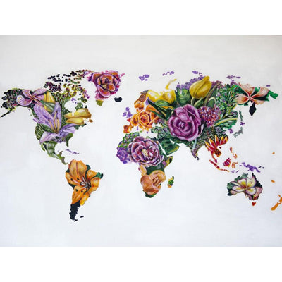 WORLD OF FLOWERS By Canvas Candy CV-944 - Devos Furniture Inc.