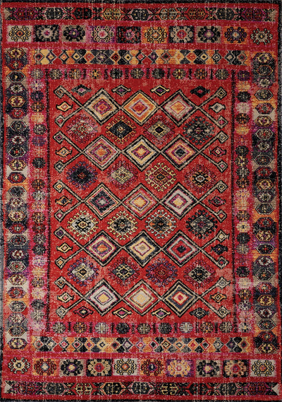 Sara Tribal Border Rug by Kalora Interiors - Devos Furniture Inc.