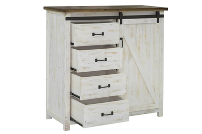 Provence 4 Drawer Chest 1 Door by LH Imports - Devos Furniture Inc.