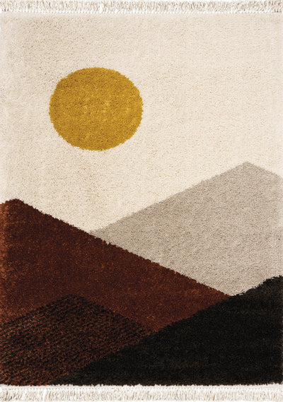 Bora Southwest Inspired Mountain Shag Rug by Kalora Interiors - Devos Furniture Inc.