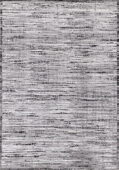 Chorus Black Grey White Iridescent Plush Rug by Kalora Interiors - Devos Furniture Inc.