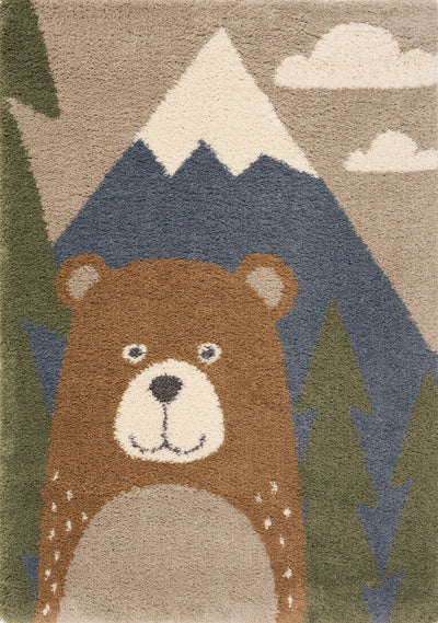 Kids Friendly Bear Area Rug by Kalora Interiors - Devos Furniture Inc.