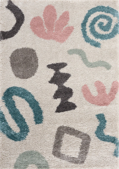 Kids Cozy Abstract Area Rug by Kalora Interiors - Devos Furniture Inc.